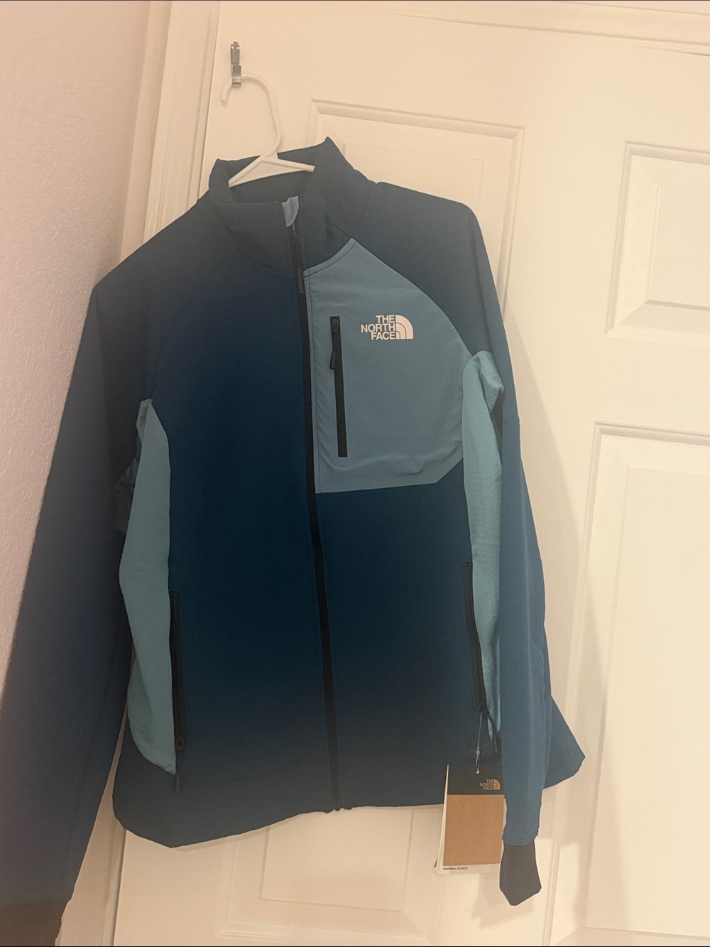 The North Face Women’s Two-Tone Navy and Light Blue Performance Jacket